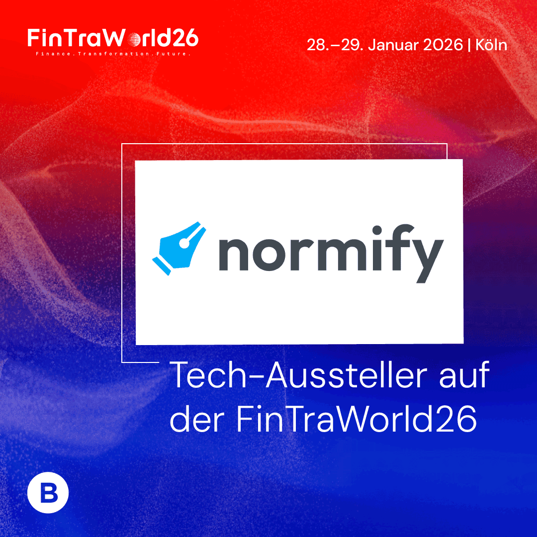 Normify auf der FinTraWorld 26 in Köln